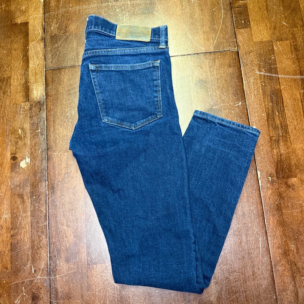 J.Crew 250 Jeans Kurabo Japanese Denim Mens Fits 31x29 Dark Wash Premium AA709
